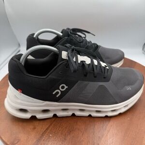 On Cloud  Cloudrunner Comfort Running Shoe Eclipse/ Frost Men US 9/EU 42.5
